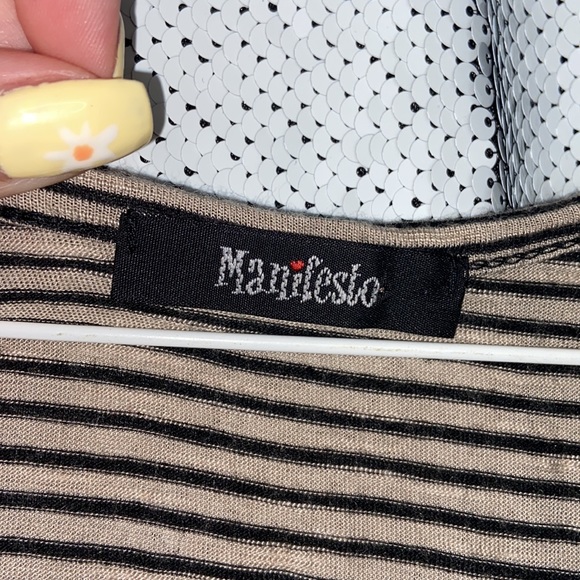 Manifesto Striped Varsity Tank - Picture 5 of 5